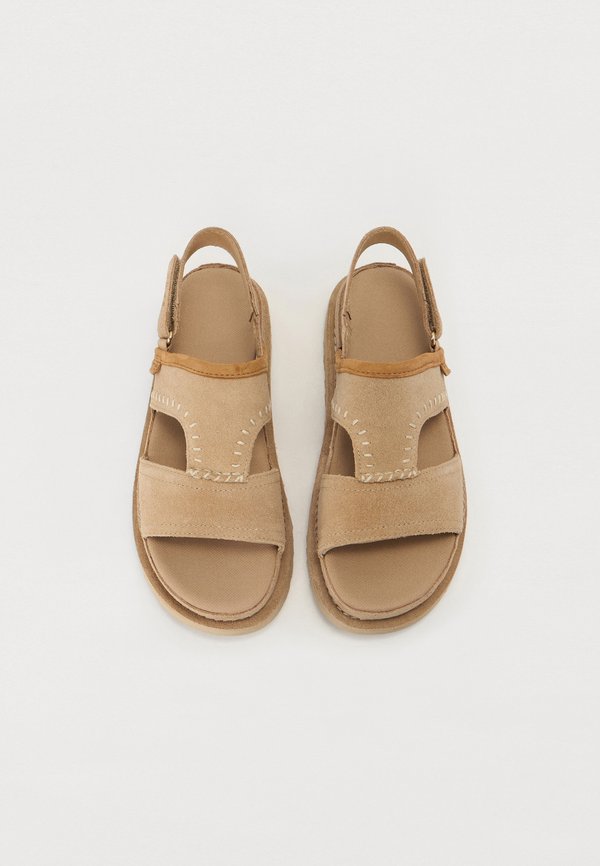 GOLDENSTAR REGENERATE - Platform sandals - sand2