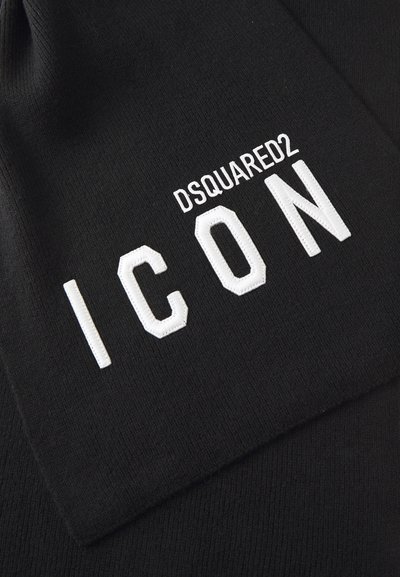 DSQUARED2 ICON SCARF - Scarf - nero/bianco