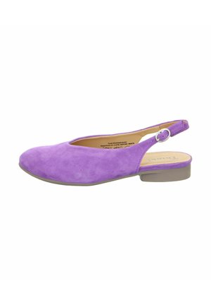 Slingback ballet pumps - purple