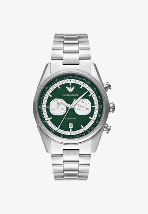 Emporio Armani TRADIITIONAL RACER - Cronógrafo - silver-coloured