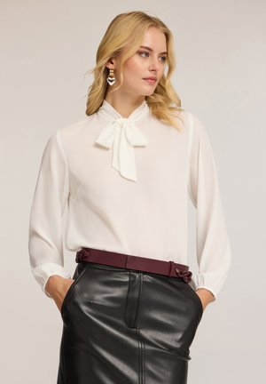 IN GEORGETTE CON FIOCCO - Blouse - bianco