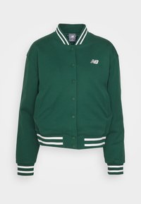 New Balance SPORTSWEARS GREATEST HITS INTERLOCK JACKET - Blouson Bomber - nightwatch green