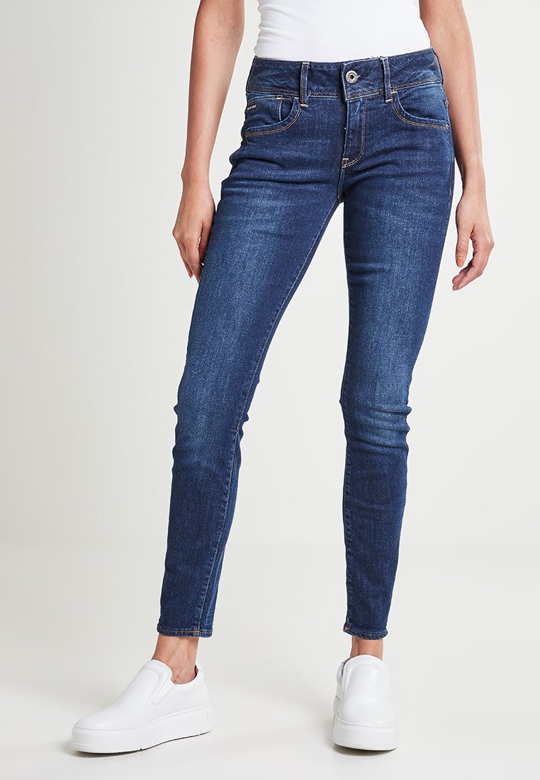 G-Star Jeans Skinny Fit donkerblauw