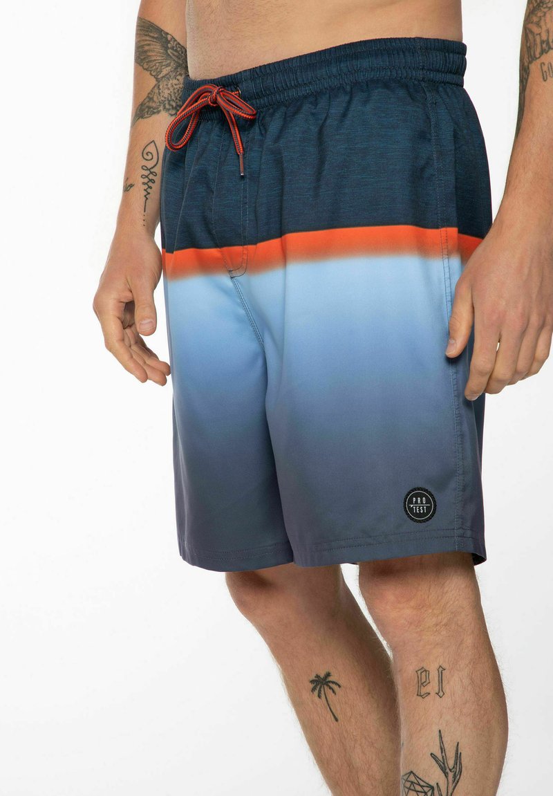 Herren Badehosen | Protest ERWIN Badeshorts oxford blue/grey denim - ZK18061 Herren Badehosen | Protest ERWIN Badeshorts oxford blue/grey denim - ZK18061