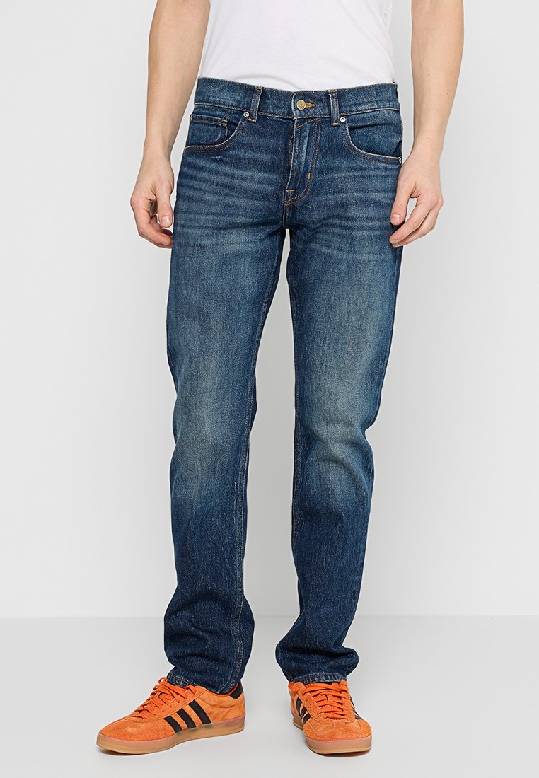 7 For All Mankind Straight leg jeans donkerblauw