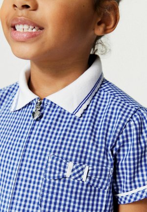 Clarks GINGHAM SCHOOL PLAYSUIT-REGULAR FIT - Lühikeste varrukatega bodi - blue