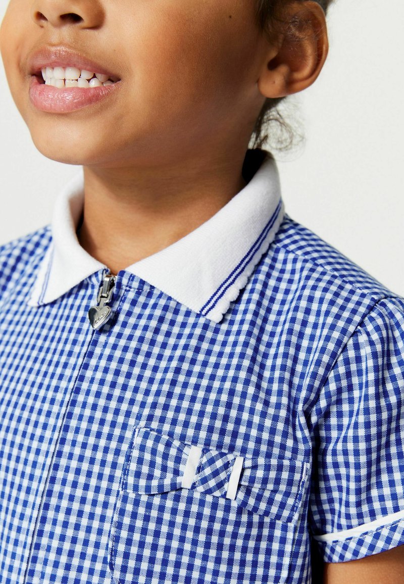 Clarks GINGHAM SCHOOL PLAYSUIT-REGULAR FIT - Jumpsuit - blue