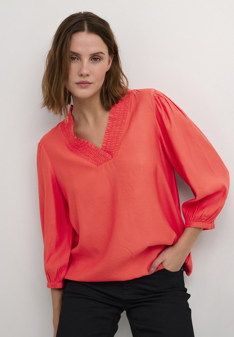 Kaffe DAHLIA - Bluse - cayenne