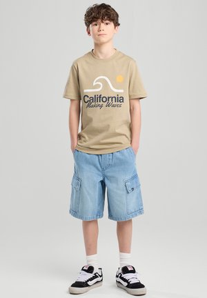 America Today Shorts vaqueros - medium blue