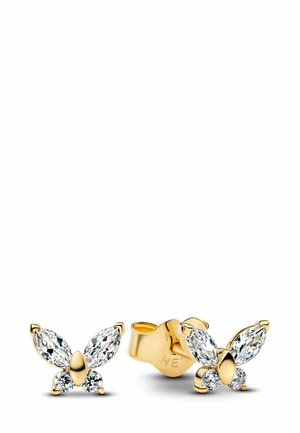 À TIGE PAPILLON - Boucles d'oreilles - jaune