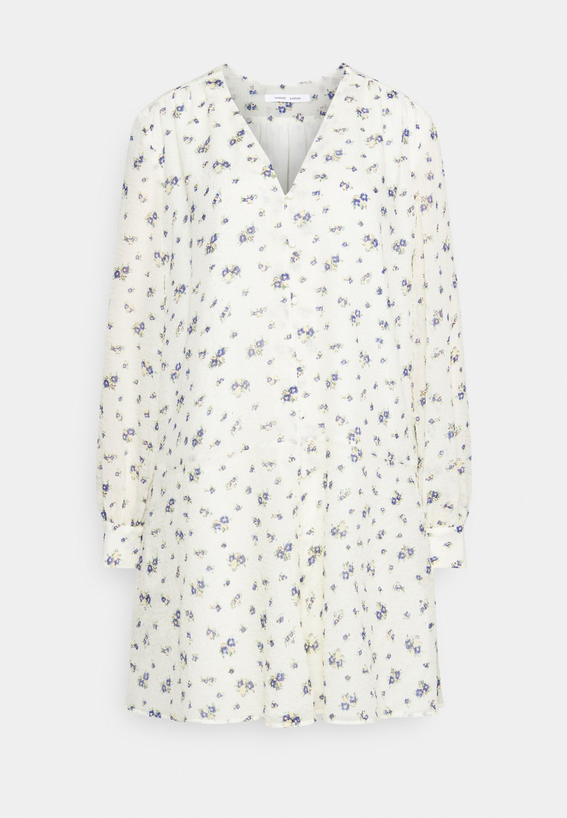 Samsøe Samsøe JETTA SHORT DRESS - Robe chemise - white/blanc - ZALANDO.FR