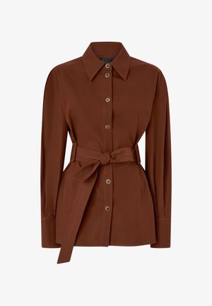 Pinko, 106153-A2ER CHERYL OVERSHIRT - Abrigo corto - brown