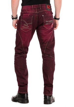 MIT SCHICKEN NÄHTEN - Jeans Slim Fit - burgundy