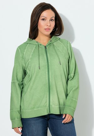 COLD DYED  - Sweater met rits - apple green