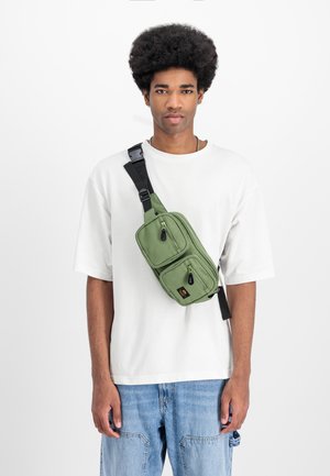 Alpha Industries LABEL UNISEX - Skulderveske - sage green