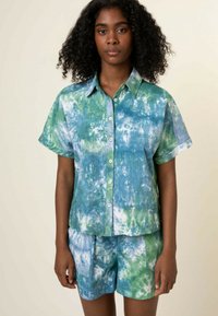 FRNCH CHERYN - Hemdbluse - green / light blue