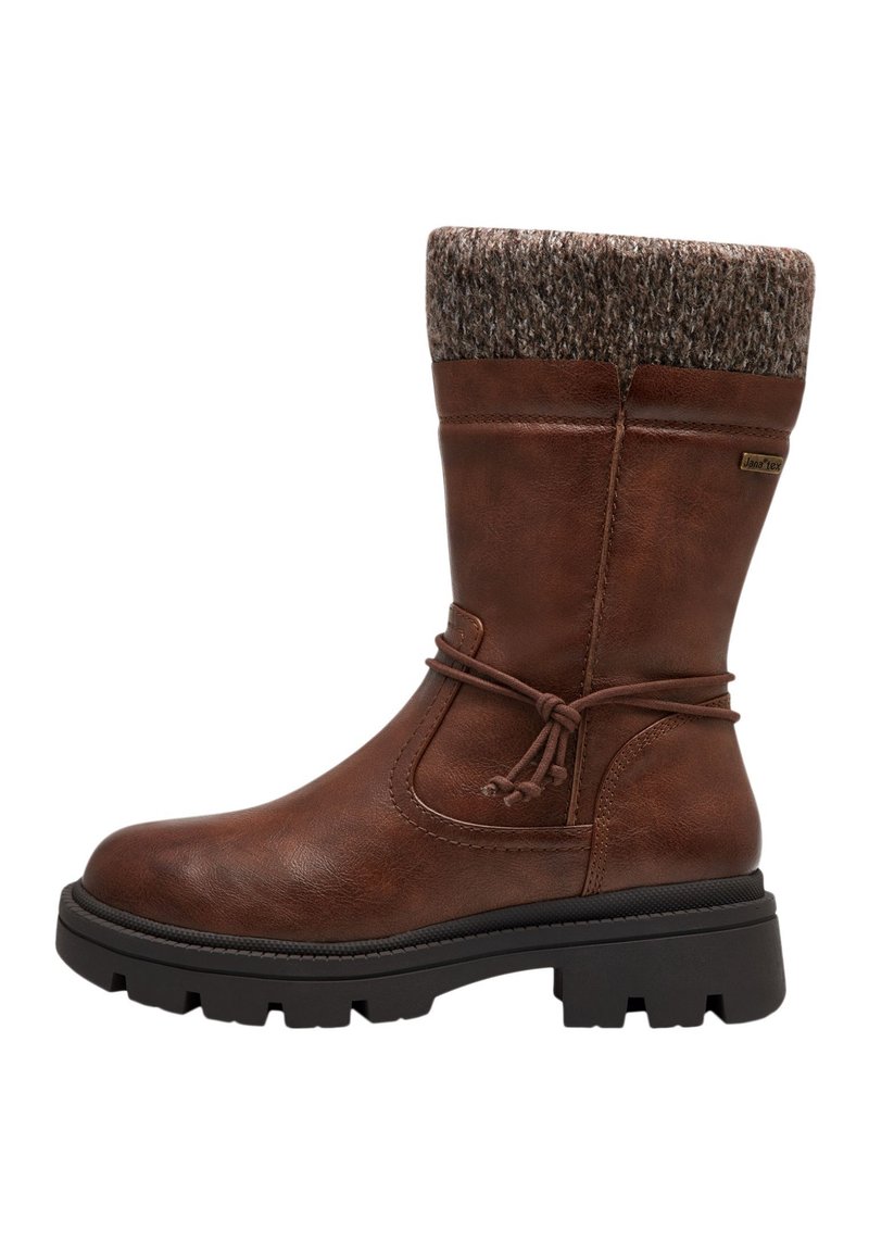 damenstiefel cognac braun