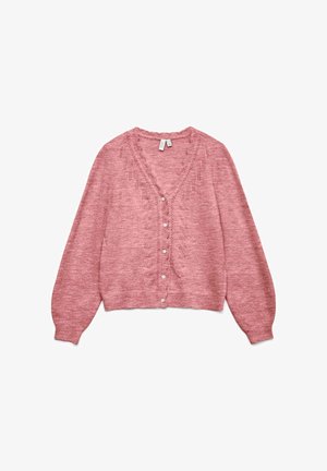 Vero Moda, STRICKJACKE VMLYA STRICKJACKE - Vest - rose elegance