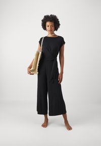 LASCANA OVERALL CULOTTE FRONT TWIST - Paplūdimio reikmuo - schwarz