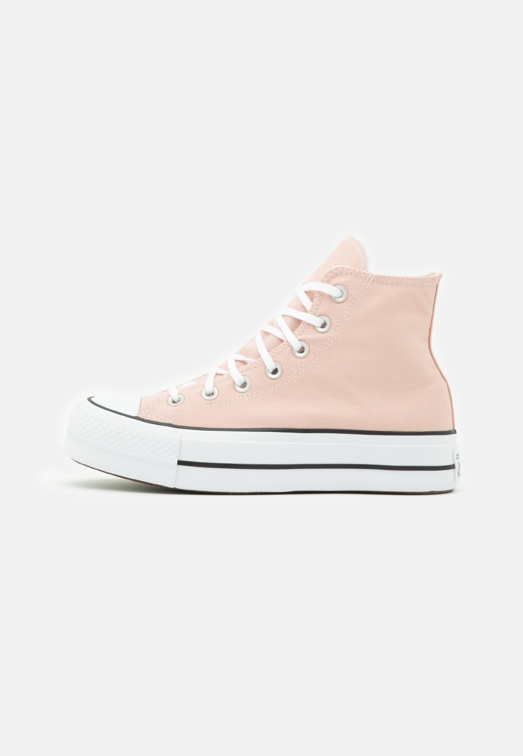 converse chuck taylor hi lift platform white trainers