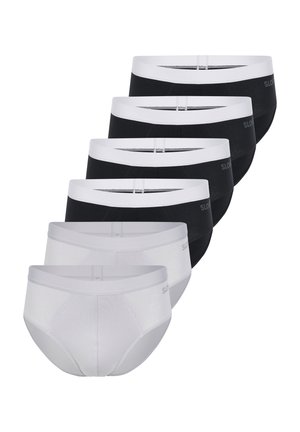 6ER PACK - Alushousut - schwarz/platinum