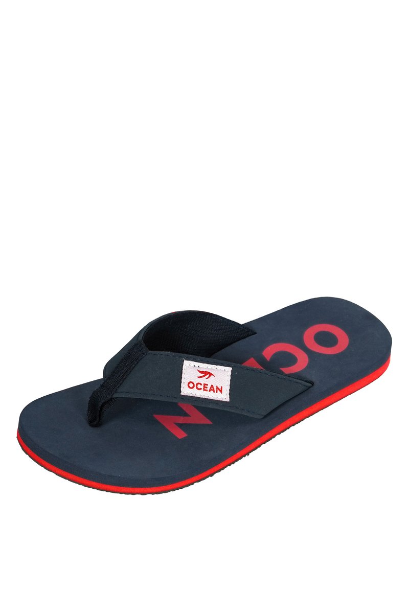 Damen Zehentrenner | MADSea Bade-Zehentrenner dunkelblau/rot/dunkelblau - XR03693 Damen Zehentrenner | MADSea Bade-Zehentrenner dunkelblau/rot/dunkelblau - XR03693