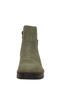 Rieker Enkellaarsjes met plateauzool - groen