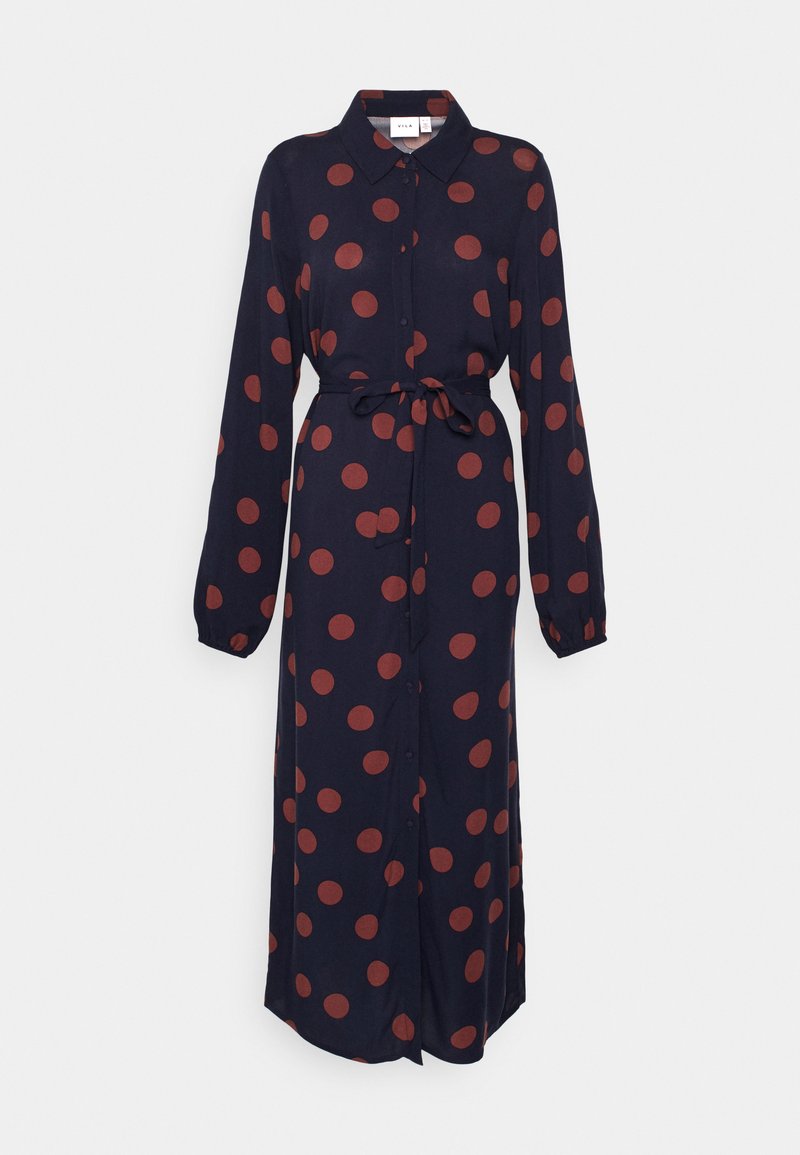 VILA Tall Blousejurk donkerblauw