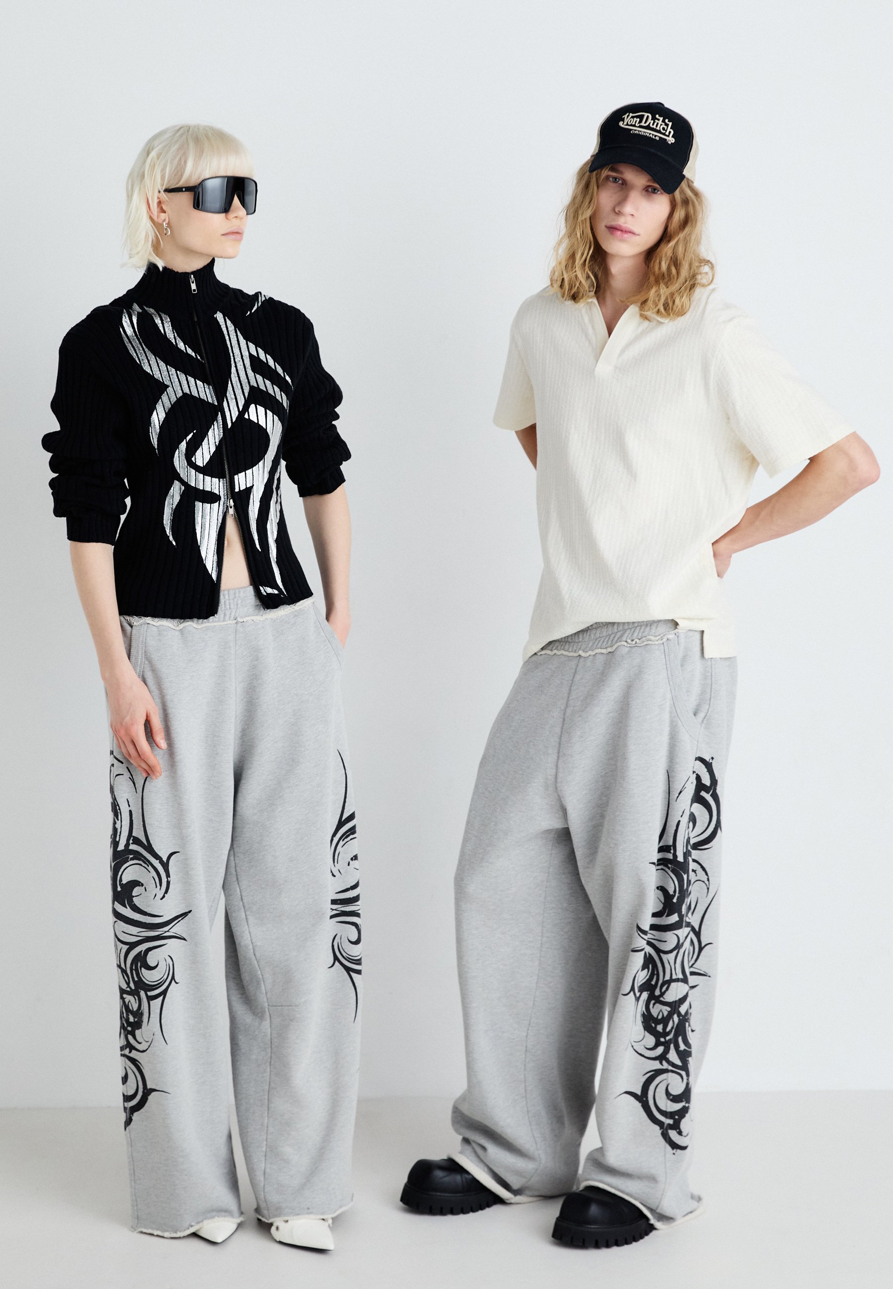 JADED LONDON Tattoo ダブルレイヤー フード Mist 送料込み Tattoo Double Layer Hooded Mist | Jaded London | Clothing