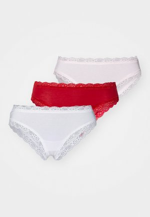 EMELIE 3 PACK - Slip - red