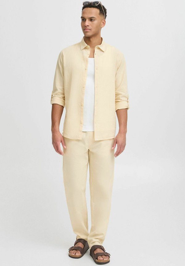 IDMONKO LINEN MIX - Shirt - fog2