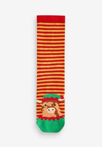 Next CHRISTMAS PATTERN 4 PACK.  REGULAR FIT - Strømper - hamish the highland cow