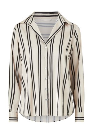 Ellos Collection Skjortebluser - cremefarbener schwarzer streifen