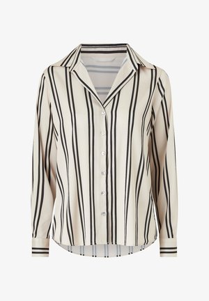 Ellos Collection Skjortebluser - cremefarbener schwarzer streifen