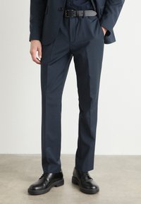 Calvin Klein - Kostiuminės kelnės - dark sapphire Miniatiūros vaizdas 1