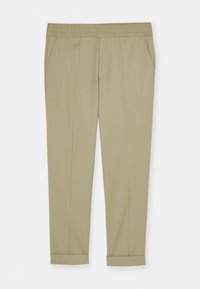 TERRY CROPPED TROUSERS - Bikses - light khaki