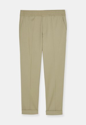 Filippa K TERRY CROPPED TROUSERS - Broek - light khaki