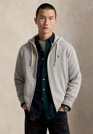 Polo Ralph Lauren, THE RL FLEECE HOODIE - Суитшърт с цип - andover heather