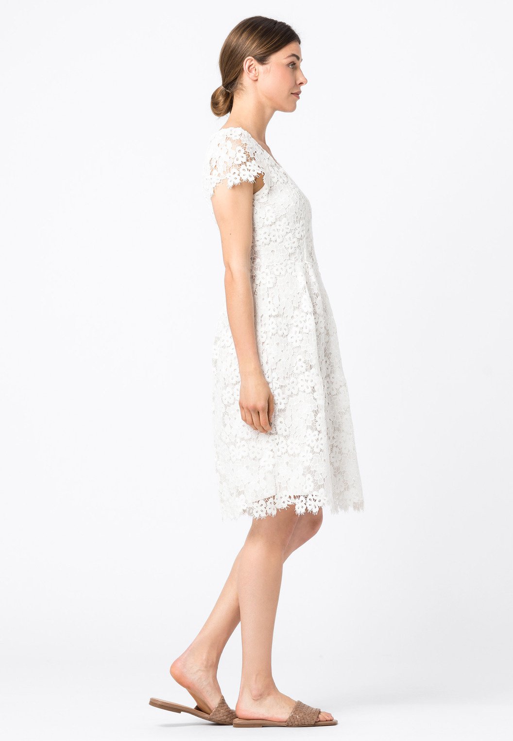 HALLHUBER Cocktailkleid/festliches Kleid - offwhite - Zalando.at