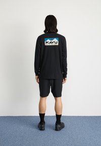 KAVU ETCH ART - Top s dlhým rukávom - black
