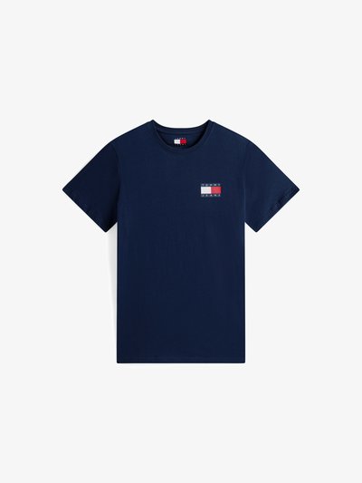 LOGO SLIM JERSEY CREW NECK T-SHIRT - T-shirt basique - dark night navy