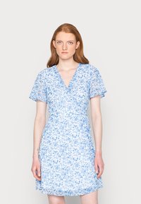 Anna Field Vestido de dia - white/blue/multi coloured