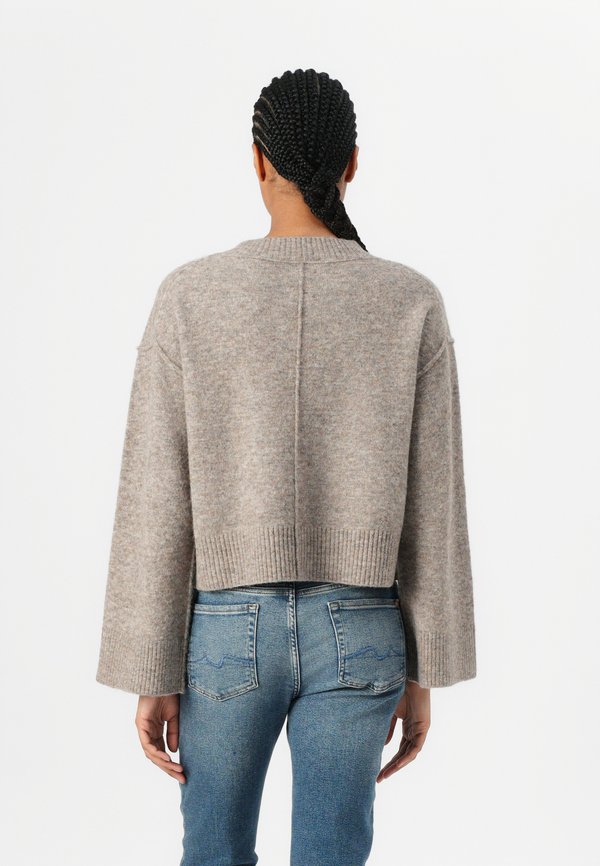 NOELLE  - Jumper - light espresso melange2