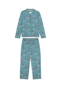 Chelsea Peers GIRAFFE PRINT SET - Pijama - blue