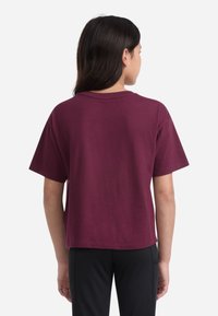 Abercrombie & Fitch CREST BOXY TEE - Camiseta estampada - fig