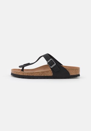 GIZEH BFBC EARTHY NARROW - Sandales - black