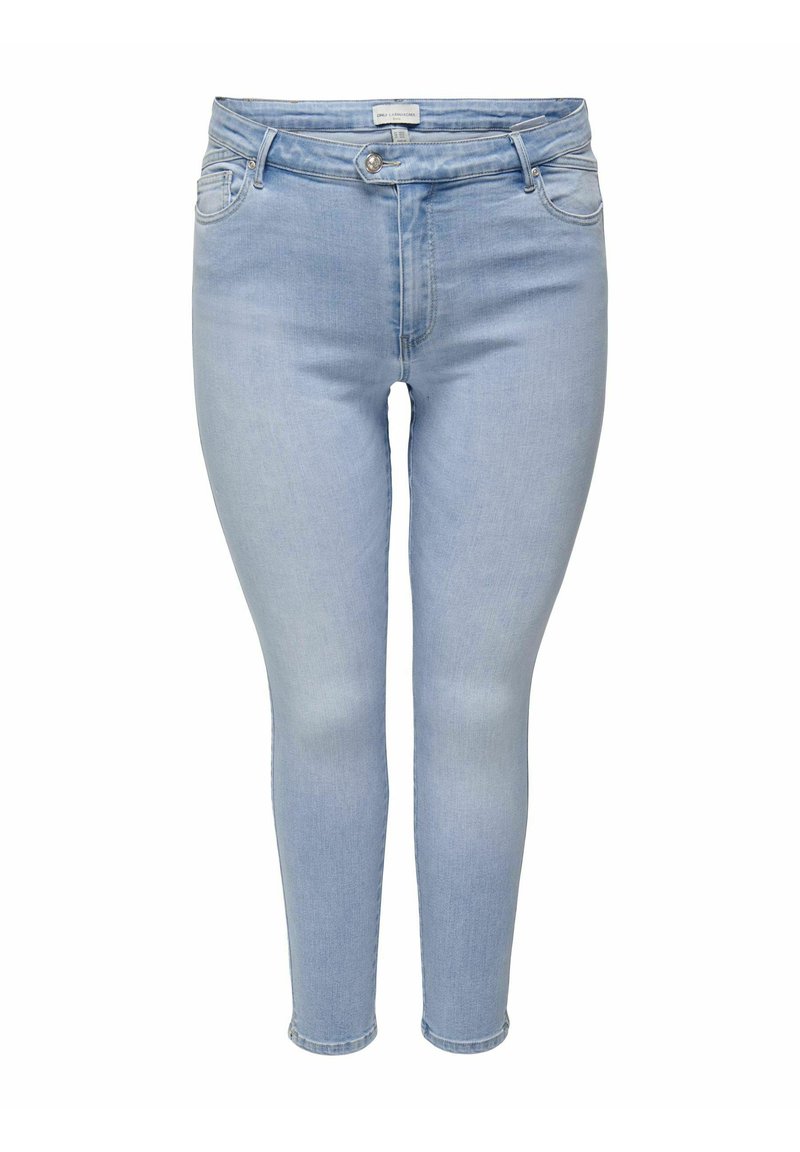 ONLY Carmakoma Jeans Skinny Fit lichtblauw denim