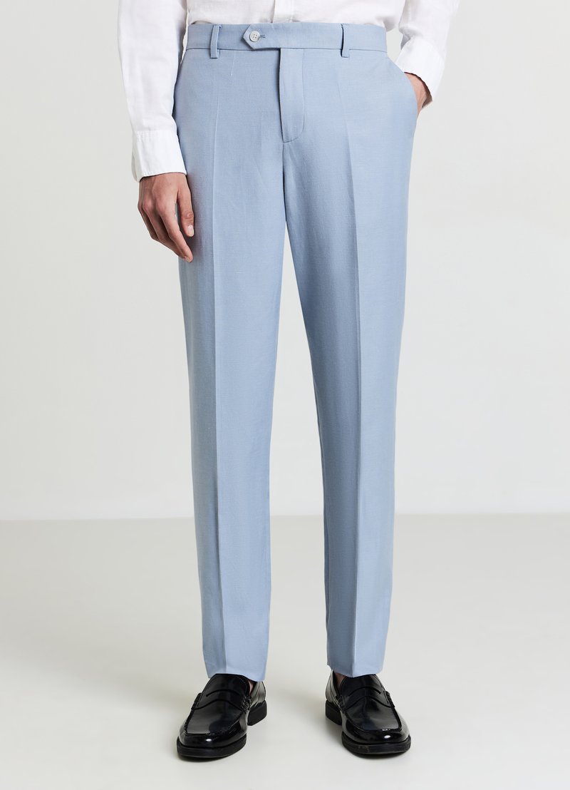Calliope COMPLETO UNITA - Pantaloni eleganti - celeste