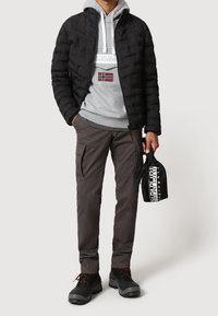 Napapijri Felpa con cappuccio - grey