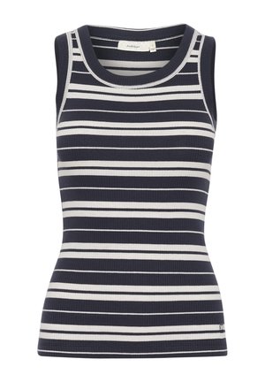 InWear, INWEAR DAGNAIW STRIPED TANK - Top - small big stripe marine blue